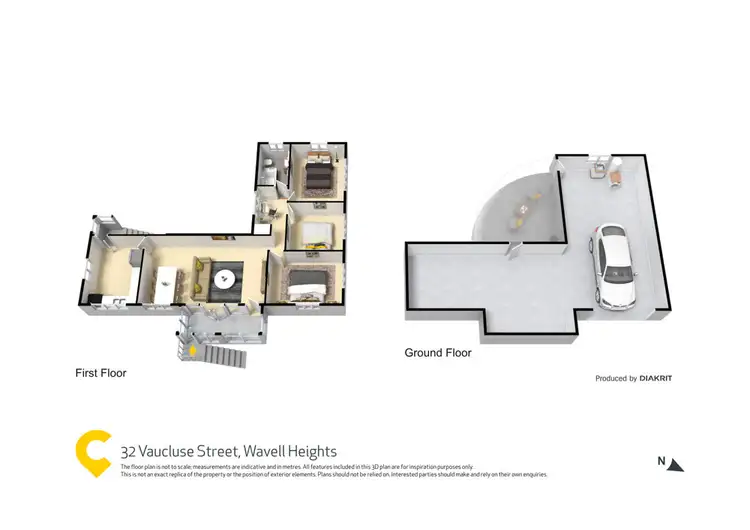 Floorplan of Homely house listing, 32 Vaucluse Street, Wavell Heights QLD 4012