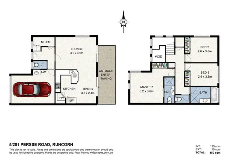 Floorplan of Homely townhouse listing, 5/211 Persse Road, Runcorn QLD 4113