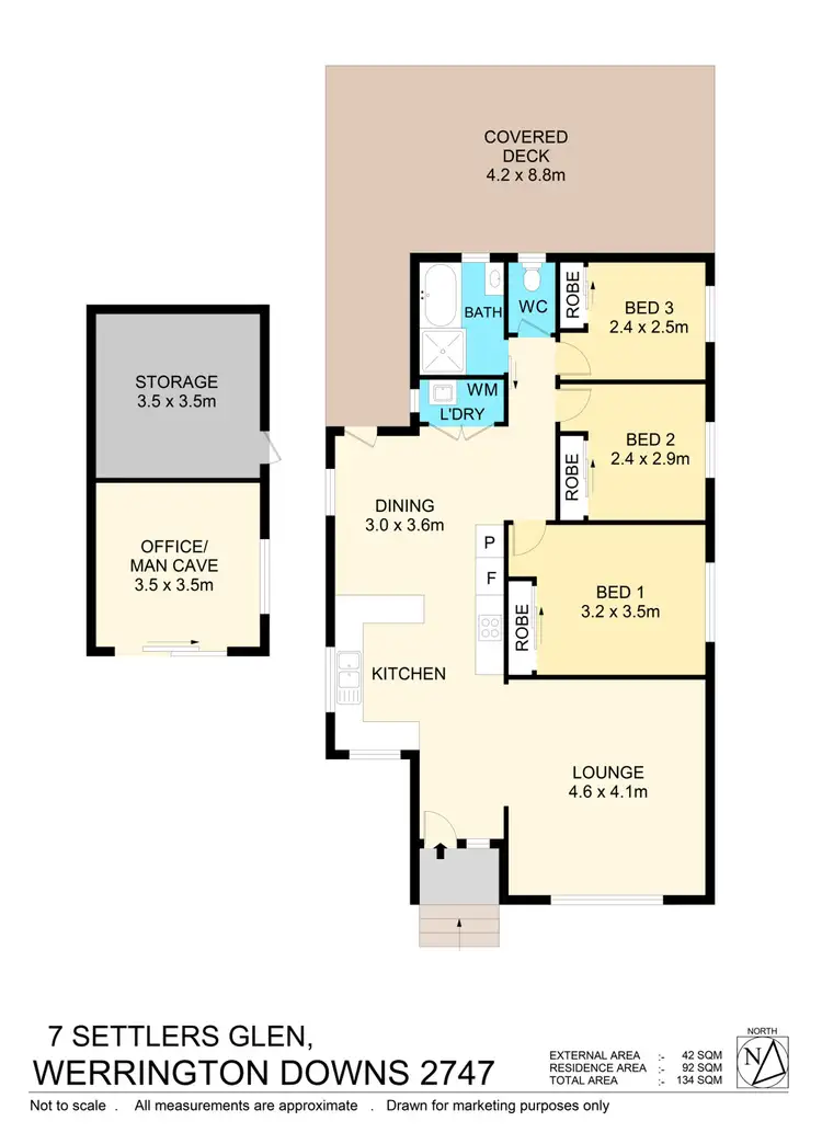 Floorplan of Homely house listing, 7 Settlers Glen, Werrington Downs NSW 2747