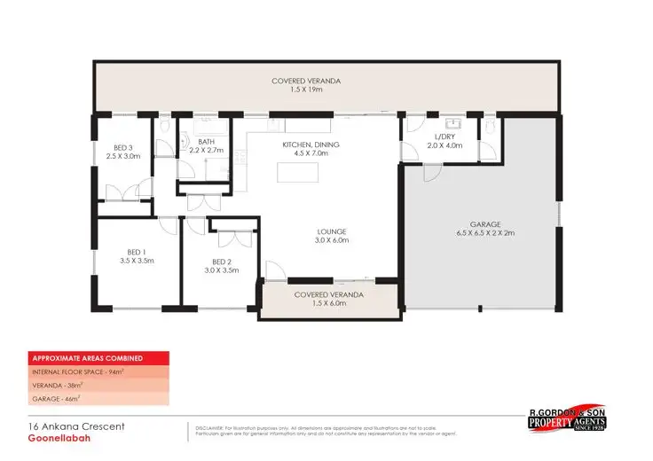 Floorplan of Homely house listing, 16 Ankana Crescent, Goonellabah NSW 2480