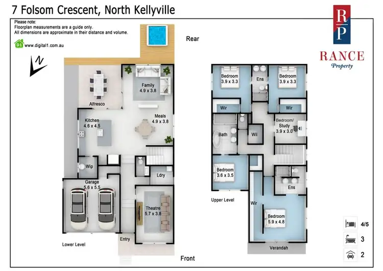 Floorplan of Homely house listing, 7 Folsom Crescent, North Kellyville NSW 2155