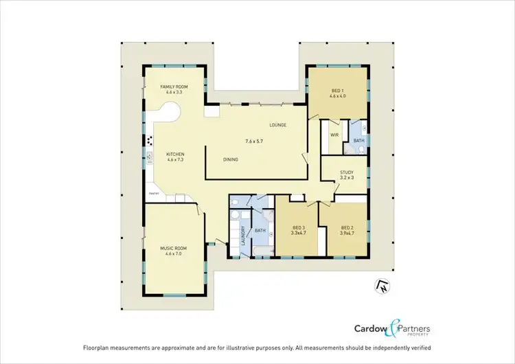 Floorplan of Homely rural property listing, 17 Briggenshaws Road Valery, Bellingen NSW 2454