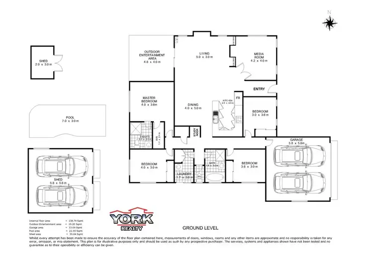 Floorplan of Homely house listing, 19 Ashford Drive, Wyreema QLD 4352