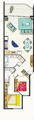 Floorplan of Homely unit listing, 204/89-91 Vasey Esplanade, Trinity Beach QLD 4879