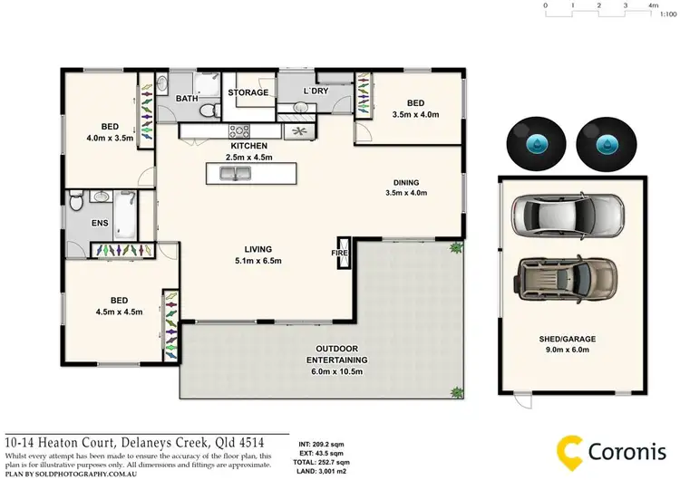 Floorplan of Homely house listing, Z 10-14 Heaton Court, Delaneys Creek QLD 4514