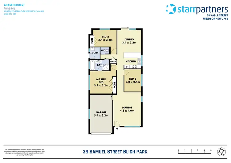 Floorplan of Homely house listing, 39 Samuel Street, Bligh Park NSW 2756