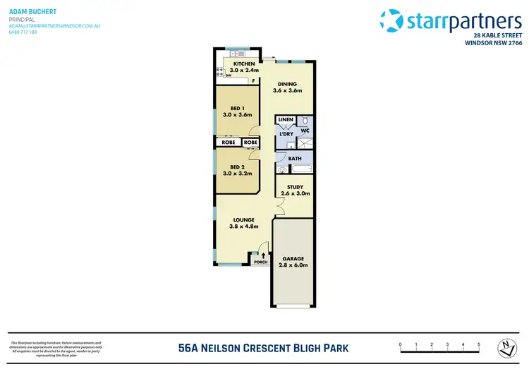 Floorplan of Homely house listing, 56A Neilson Crescent, Bligh Park NSW 2756