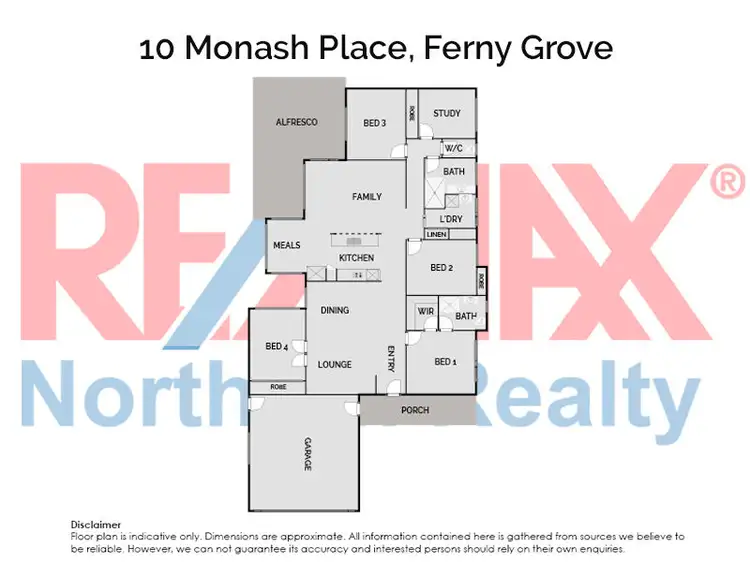 Floorplan of Homely house listing, 10 Monash Place, Ferny Grove QLD 4055