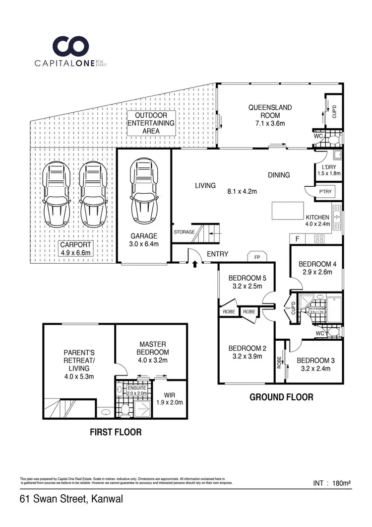 Floorplan of Homely house listing, 61 Swan Street, Kanwal NSW 2259