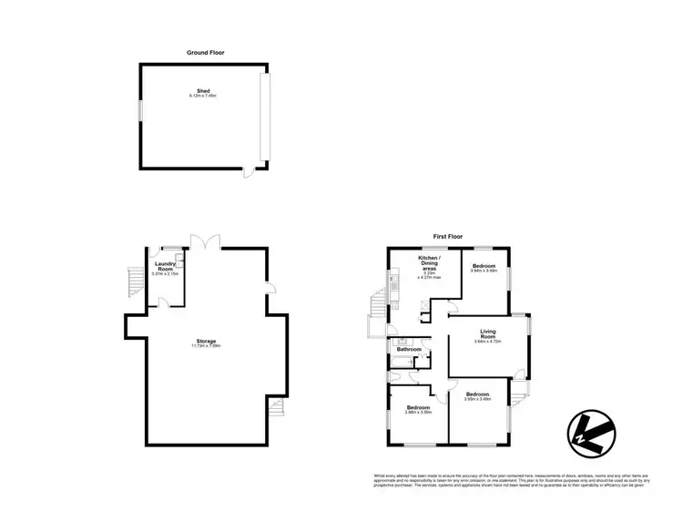 Floorplan of Homely house listing, 14 Clive Street, Goodna QLD 4300