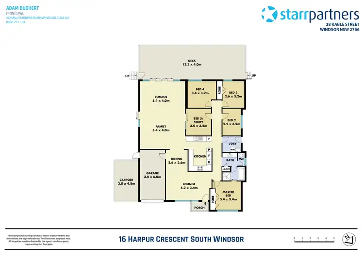 Floorplan of Homely house listing, 16 Harpur Crescent, South Windsor NSW 2756