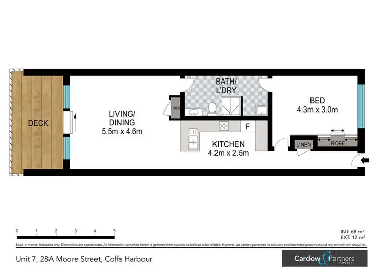 Floorplan of Homely apartment listing, 7/28A Moore Street, Coffs Harbour Jetty NSW 2450