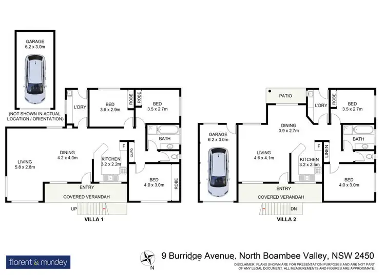 Floorplan of Homely house listing, 1&2/9 Burridge Ave, Coffs Harbour NSW 2450