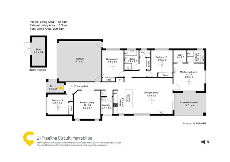 Floorplan of Homely house listing, 21 Treeline Circuit, Yarrabilba QLD 4207