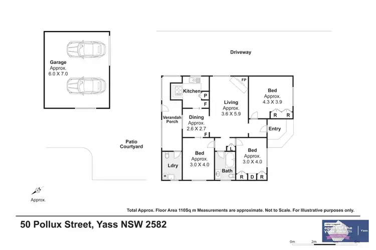 Floorplan of Homely house listing, 50 Pollux Street, Yass NSW 2582