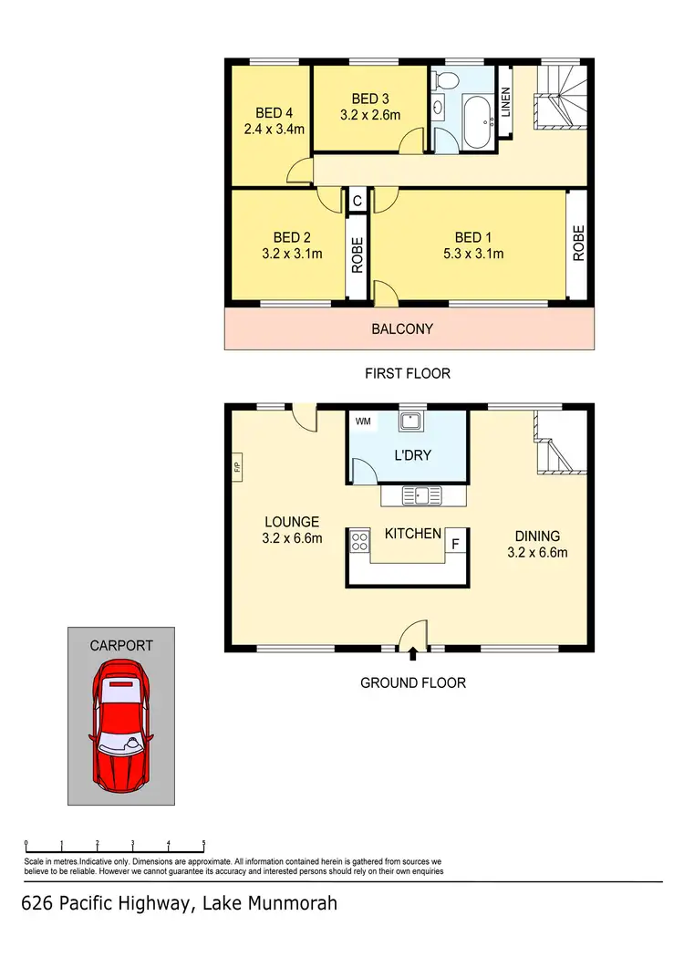 Floorplan of Homely house listing, 626 Pacific Highway, Lake Munmorah NSW 2259