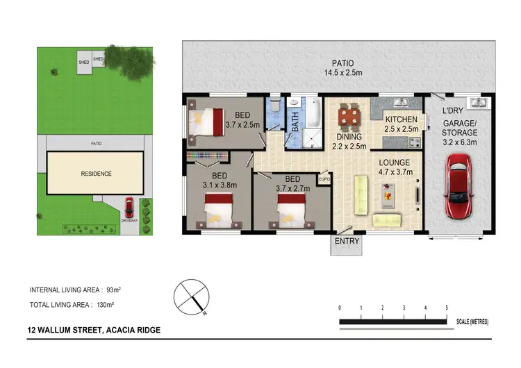 Floorplan of Homely house listing, 12 Wallum St, Acacia Ridge QLD 4110