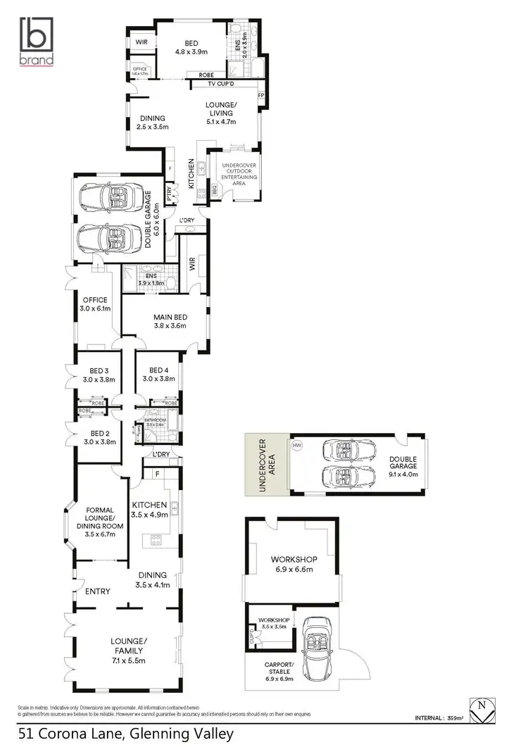 Floorplan of Homely rural property listing, 51 Corona Lane, Glenning Valley NSW 2261