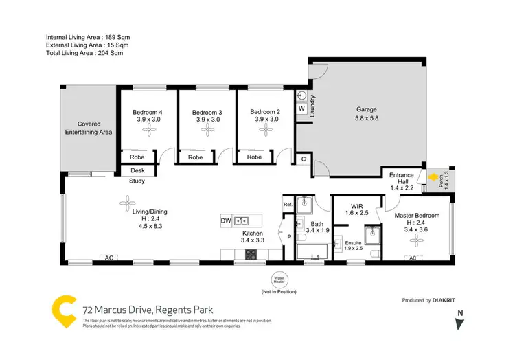 Floorplan of Homely house listing, 72 Marcus Drive, Regents Park QLD 4118