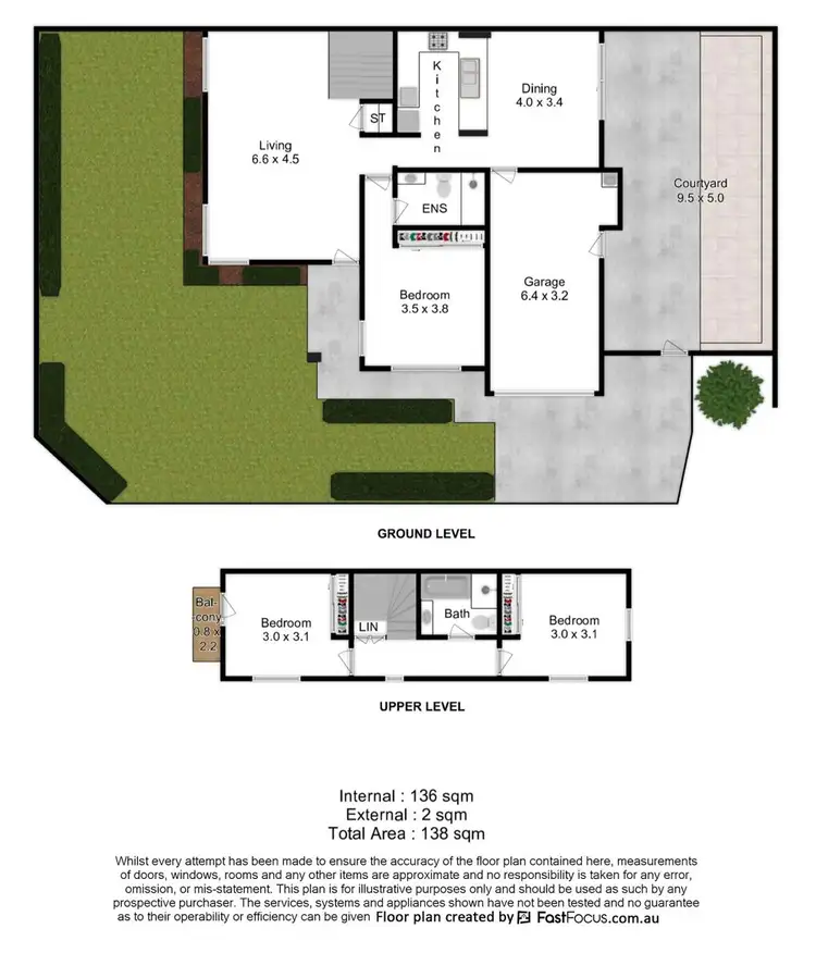 Floorplan of Homely townhouse listing, 40a School Road, Wynnum West QLD 4178