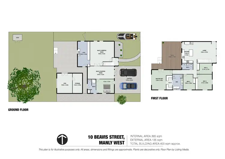 Floorplan of Homely house listing, 10 Beavis Street, Manly West QLD 4179