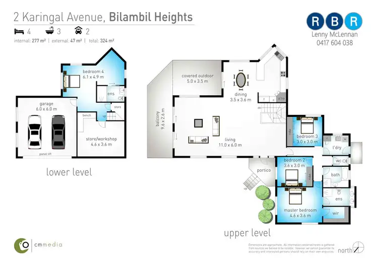 Floorplan of Homely house listing, 2 Karingal Avenue, Bilambil Heights NSW 2486