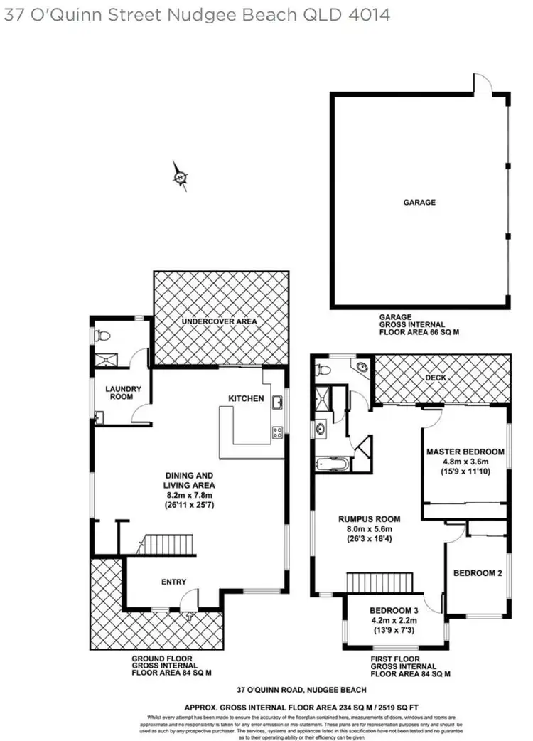 Floorplan of Homely house listing, 37 O'Quinn Street, Nudgee Beach QLD 4014