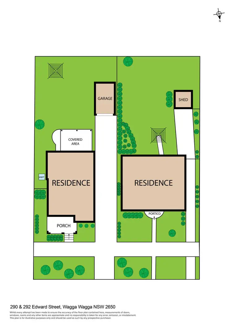 Floorplan of Homely house listing, 290 Edward Street, Wagga Wagga NSW 2650