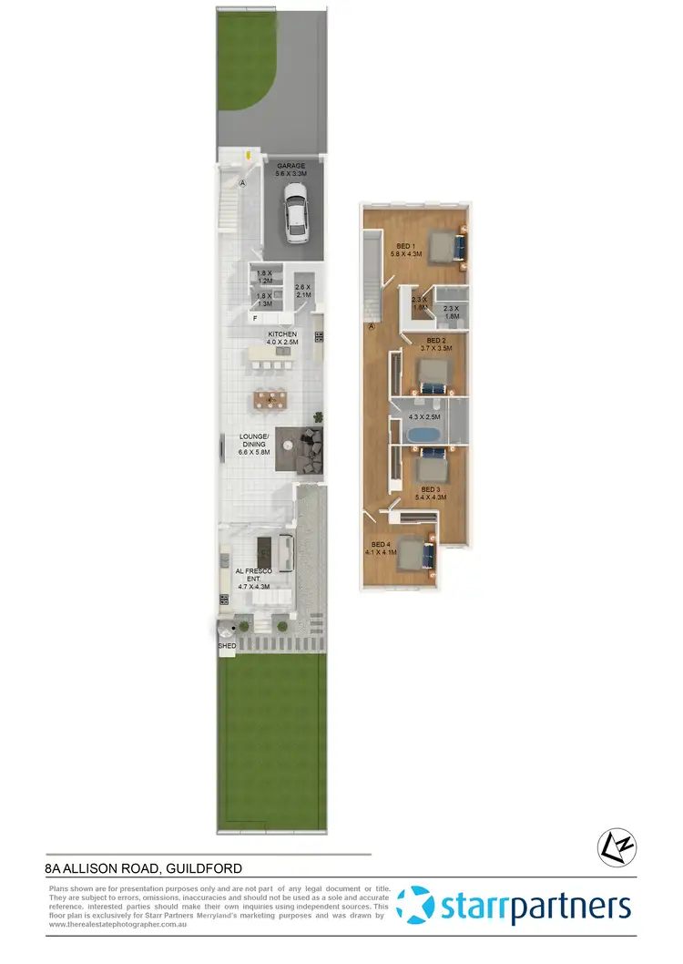 Floorplan of Homely house listing, 8a Allison Road, Guildford NSW 2161