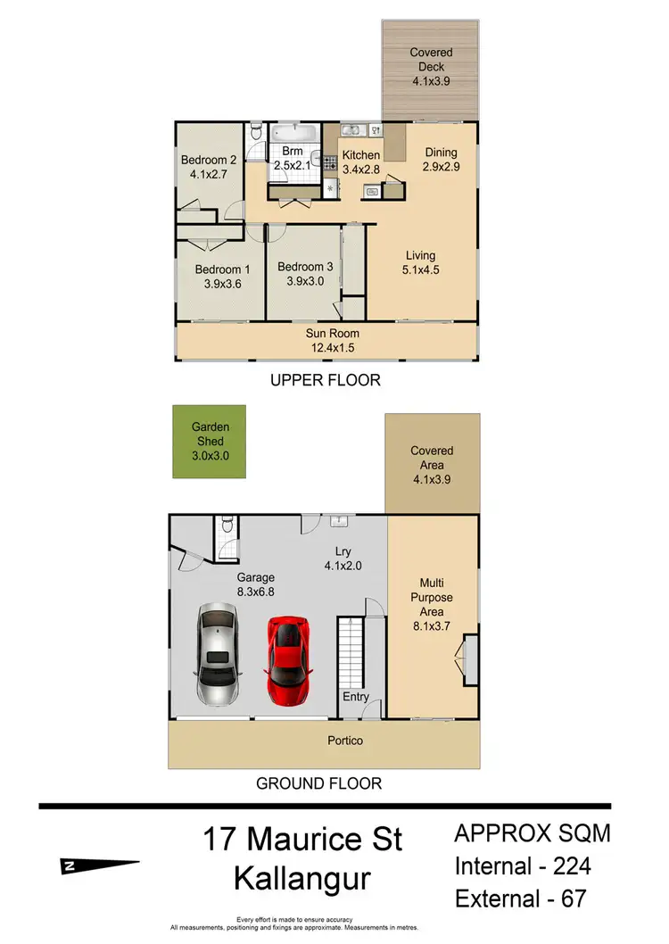 Floorplan of Homely house listing, 17 Maurice Street, Kallangur QLD 4503