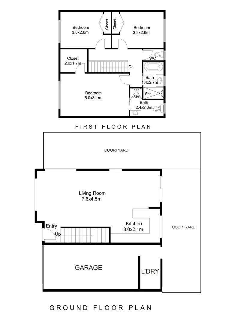 Floorplan of Homely townhouse listing, 4/44 Havenview Road, Terrigal NSW 2260
