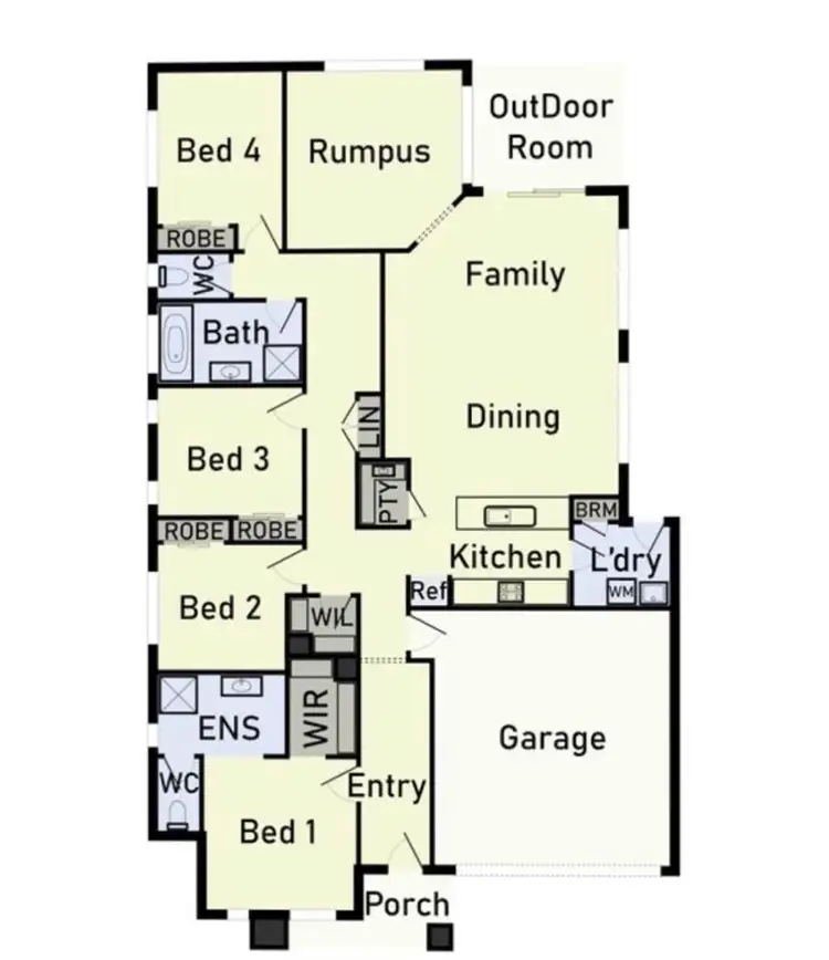 Floorplan of Homely house listing, 2 Avon Court, Wallan VIC 3756