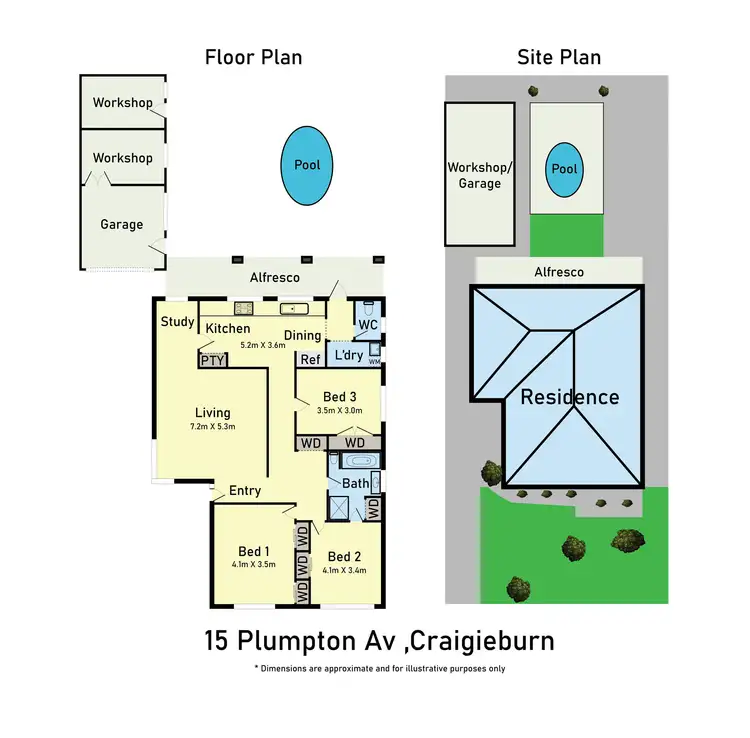 Floorplan of Homely house listing, 15 Plumpton Avenue, Craigieburn VIC 3064