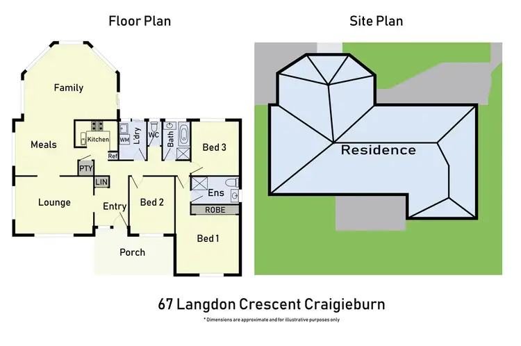 Floorplan of Homely house listing, 67 Langdon Crescent, Craigieburn VIC 3064