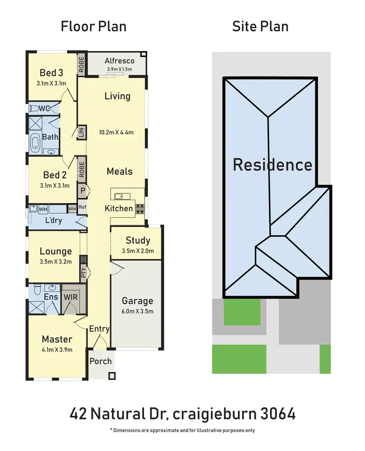 Floorplan of Homely house listing, 42 Natural Drive, Craigieburn VIC 3064