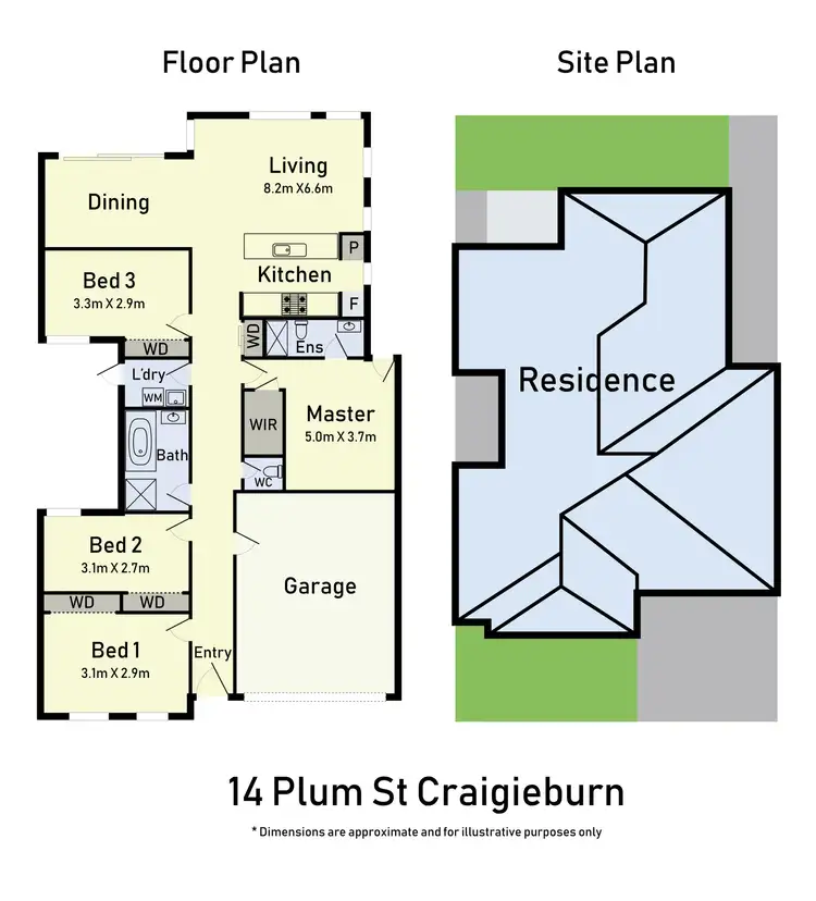 Floorplan of Homely house listing, 14 Plum Street, Craigieburn VIC 3064