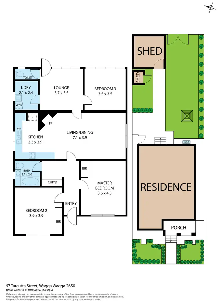Floorplan of Homely house listing, 67 Tarcutta Street, Wagga Wagga NSW 2650