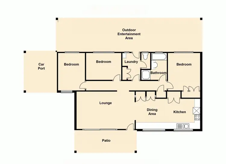 Floorplan of Homely house listing, 15 Jillian Street, Kallangur QLD 4503