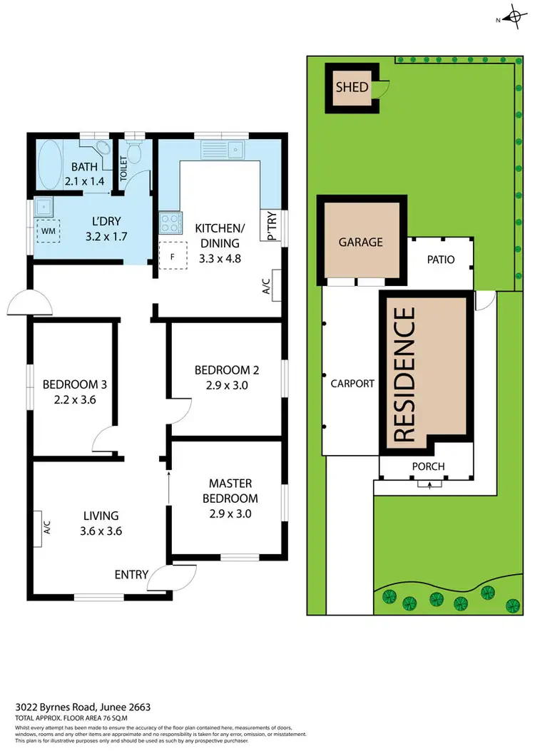 Floorplan of Homely house listing, 3022 Byrnes Road, Junee NSW 2663