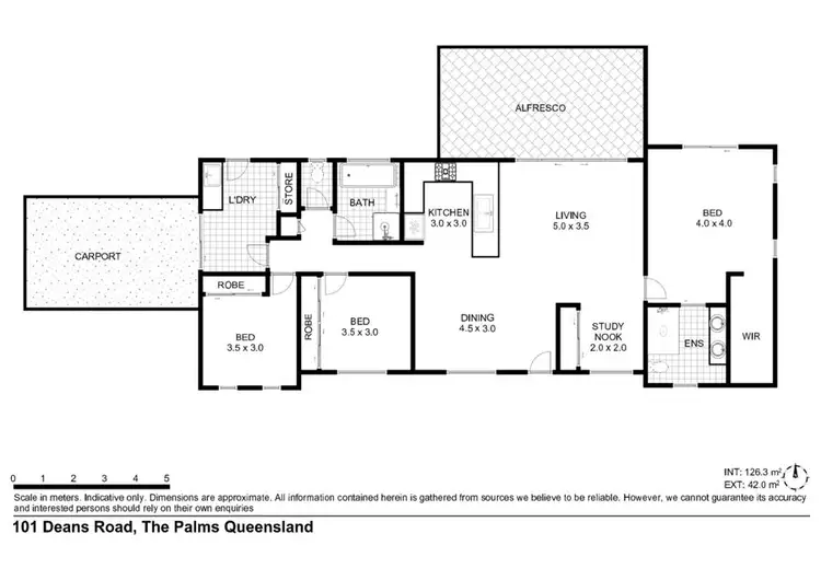 Floorplan of Homely house listing, 101 Deans Road, The Palms QLD 4570