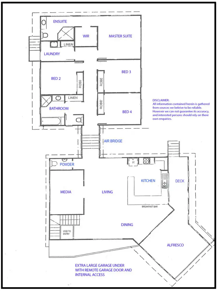 Floorplan of Homely house listing, 4 Windrush Close, Eatons Hill QLD 4037