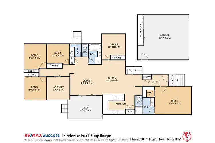 Floorplan of Homely house listing, 18 Petersens Road, Kingsthorpe QLD 4400