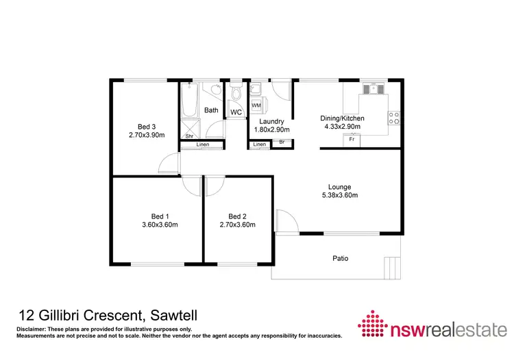 Floorplan of Homely house listing, 12 Gillibri Crescent, Sawtell NSW 2452