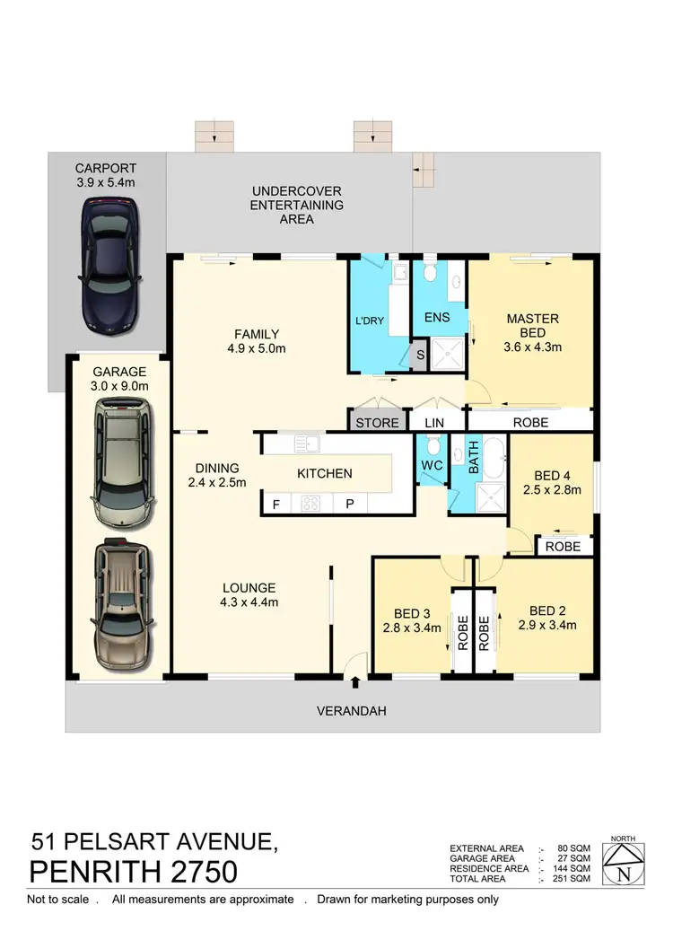 Floorplan of Homely house listing, 51 Pelsart Avenue, Penrith NSW 2750