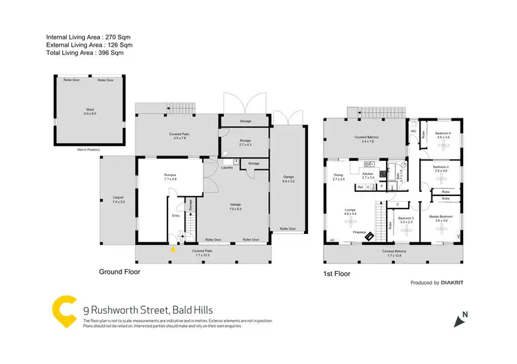 Floorplan of Homely house listing, 9 Rushworth Street, Bald Hills QLD 4036