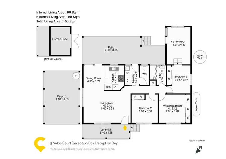 Floorplan of Homely house listing, 3 Nalbo Court, Deception Bay QLD 4508