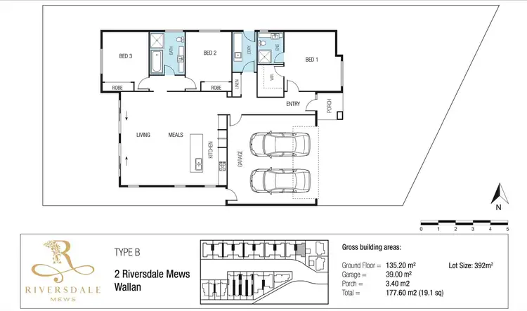 Floorplan of Homely house listing, 2 Riversdale Mews, Wallan VIC 3756