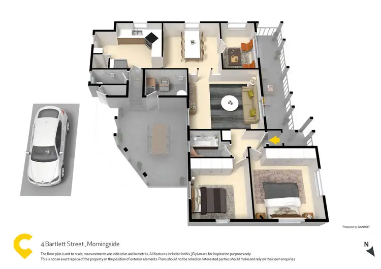 Floorplan of Homely house listing, 4 Bartlett Street, Morningside QLD 4170