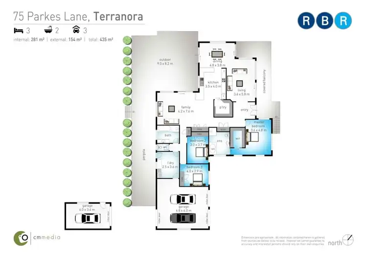 Floorplan of Homely house listing, 75 Parkes Lane, Terranora NSW 2486