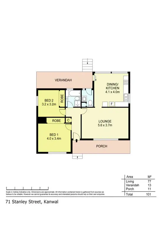 Floorplan of Homely house listing, 71 Stanley Street, Wyongah NSW 2259